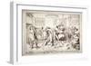 Waltzing! or a Peep into the Royal Brothel, Spring Gardens, London, C1816-Isaac Robert Cruikshank-Framed Giclee Print