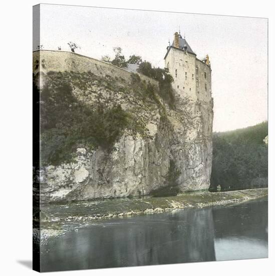 Walzin (Belgium), a XIIIth Century Castle Overlooking the Lesse Valley-Leon, Levy et Fils-Stretched Canvas