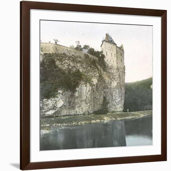 Walzin (Belgium), a XIIIth Century Castle Overlooking the Lesse Valley-Leon, Levy et Fils-Framed Photographic Print