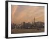 Wanchai District across Victoria Harbour, Hong Kong Island, Hong Kong, China-Amanda Hall-Framed Photographic Print