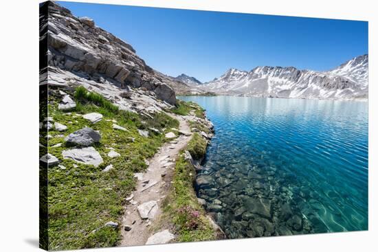 Wanda Lake, Sierra Nevada Mountains, California, United States of America, North America-Markus Thomenius-Stretched Canvas