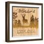 Wander and Explore-Arnie Fisk-Framed Art Print