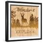 Wander and Explore-Arnie Fisk-Framed Art Print