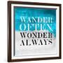 Wander BG I-PI Studio-Framed Art Print