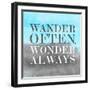 Wander BG II-PI Studio-Framed Art Print