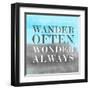 Wander BG II-PI Studio-Framed Art Print