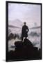 Wanderer Above the Sea of Fog-Caspar David Friedrich-Lamina Framed Poster