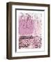 Wanderer I Pink-Piper Rhue-Framed Art Print