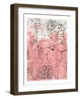 Wanderer II Pink-Piper Rhue-Framed Art Print