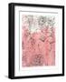 Wanderer II Pink-Piper Rhue-Framed Art Print