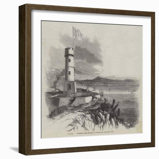 Wanderer's Tower, Entrance of Two-Fold Bay, New South Wales-null-Framed Giclee Print