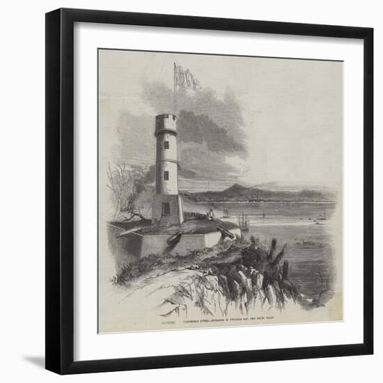 Wanderer's Tower, Entrance of Two-Fold Bay, New South Wales-null-Framed Giclee Print