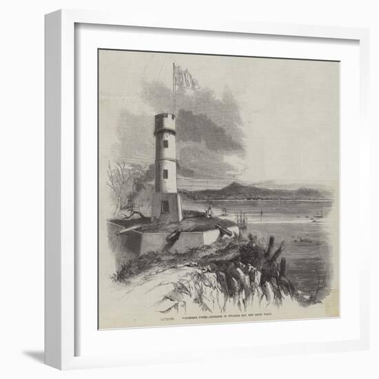 Wanderer's Tower, Entrance of Two-Fold Bay, New South Wales-null-Framed Giclee Print