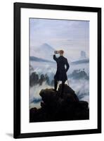 Wanderer Selfie Portrait-null-Framed Poster