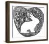 Wandering Bunny-Virginia Kraljevic-Framed Giclee Print