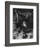 Wandering Jew on Journey-Gustave Doré-Framed Art Print