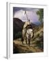 Wandering Knight-Carl Friedrich Lessing-Framed Premium Giclee Print