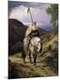 Wandering Knight-Carl Friedrich Lessing-Mounted Premium Giclee Print