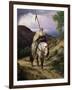 Wandering Knight-Carl Friedrich Lessing-Framed Giclee Print