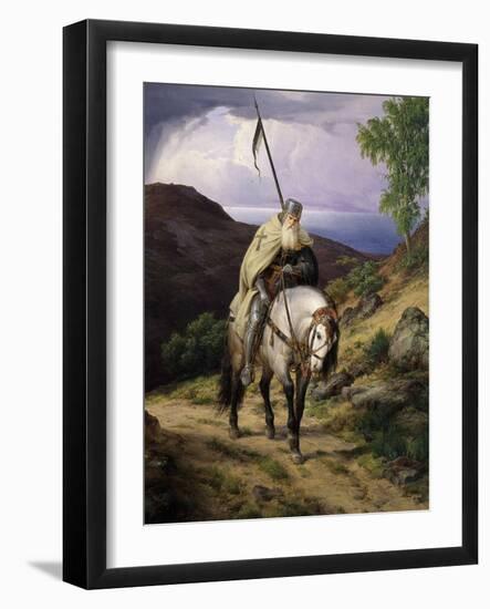 Wandering Knight-Carl Friedrich Lessing-Framed Giclee Print