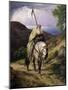 Wandering Knight-Carl Friedrich Lessing-Mounted Giclee Print