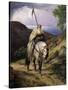 Wandering Knight-Carl Friedrich Lessing-Stretched Canvas