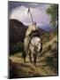 Wandering Knight-Carl Friedrich Lessing-Mounted Premium Giclee Print