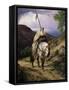Wandering Knight-Carl Friedrich Lessing-Framed Stretched Canvas