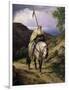 Wandering Knight-Carl Friedrich Lessing-Framed Premium Giclee Print