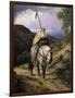 Wandering Knight-Carl Friedrich Lessing-Framed Premium Giclee Print