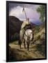 Wandering Knight-Carl Friedrich Lessing-Framed Premium Giclee Print