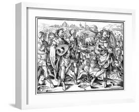 Wandering Minstrels, 1574-Cottard-Framed Giclee Print