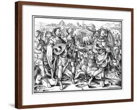 Wandering Minstrels, 1574-Cottard-Framed Giclee Print