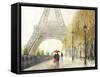 Wandering Paris-Allison Pearce-Framed Stretched Canvas