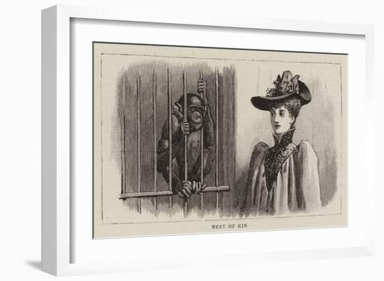 Wanderings in the Zoo-John Charles Dollman-Framed Giclee Print