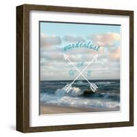 Wanderlust Beach-Marlana Semenza-Framed Art Print