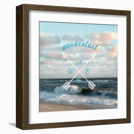 Wanderlust Beach-Marlana Semenza-Framed Art Print