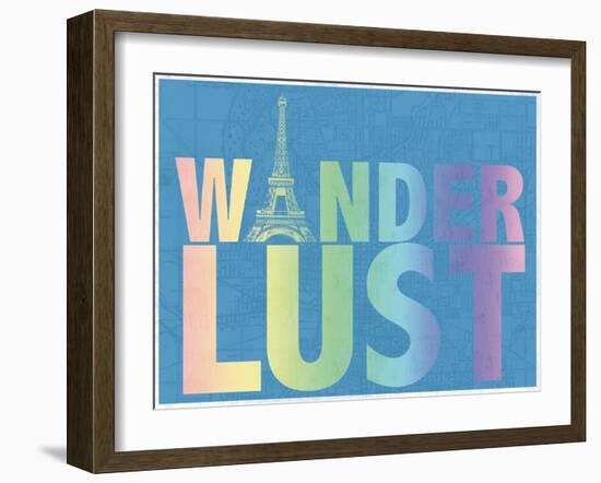 WanderLust Paris-Lauren Gibbons-Framed Art Print