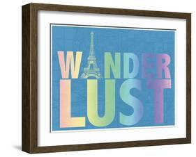 WanderLust Paris-Lauren Gibbons-Framed Art Print