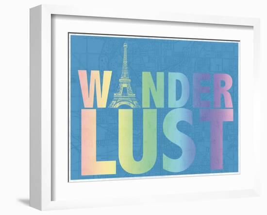 WanderLust Paris-Lauren Gibbons-Framed Art Print