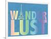 WanderLust Paris-Lauren Gibbons-Framed Art Print