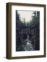 Wanderlust: Rainier Creek-Leah Flores-Framed Art Print