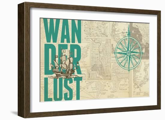 Wanderlust-The Saturday Evening Post-Framed Giclee Print