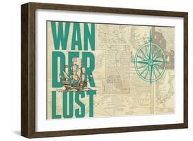 Wanderlust-The Saturday Evening Post-Framed Giclee Print