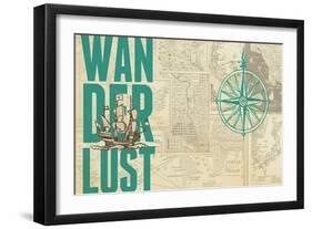 Wanderlust-The Saturday Evening Post-Framed Giclee Print