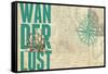 Wanderlust-The Saturday Evening Post-Framed Stretched Canvas