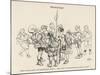 Wandervogel, Members of a German Youth Club Gather Before Setting Out-H. Zille-Mounted Art Print