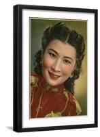 Wang Hsi Chun, Chinese Actress, 20th Century-null-Framed Giclee Print