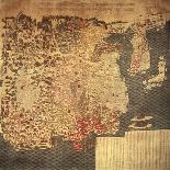 Map of the Chinese Empire. 1594-Wang P'an-Stretched Canvas