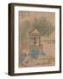 Wang Xizhi watching geese, Handscroll. c.1295-Qian Xuan-Framed Giclee Print